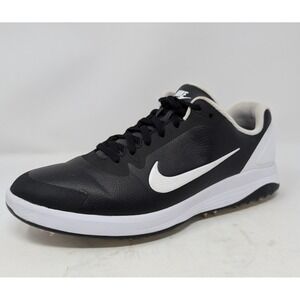 Nike Infinity G Golf Shoes Mens 8.5 Black White Spiked CT0531-001 VERY NICE!